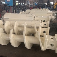 Tarière de forage FAE pour roche dure ou gravier, accessoires de tarière droite pour plateformes de forage et fondations