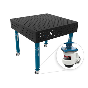 Steeleco gpph ม้านั่งเชื่อมแบบมีล้อ1x1Mt หนา8มม. รู16มม. ตาราง50x50มม. - Product Image 1