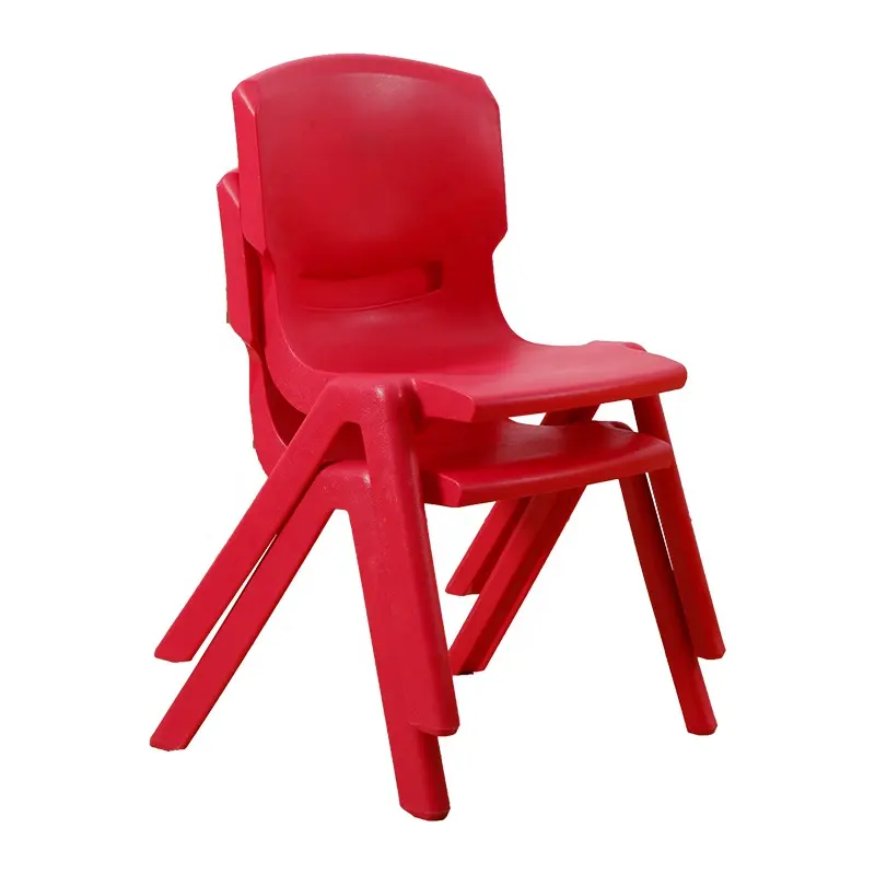 कारखाने OEM बच्चे छात्र स्कूल Stackable बच्चों प्लास्टिक की कुर्सी पूर्वस्कूली बच्चे की कुर्सी प्लास्टिक बालवाड़ी फर्नीचर