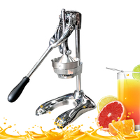 Presse-agrumes manuel Poweradd en acier inoxydable haute rigidité pour oranges, citrons et citrons verts avec garantie d'un an