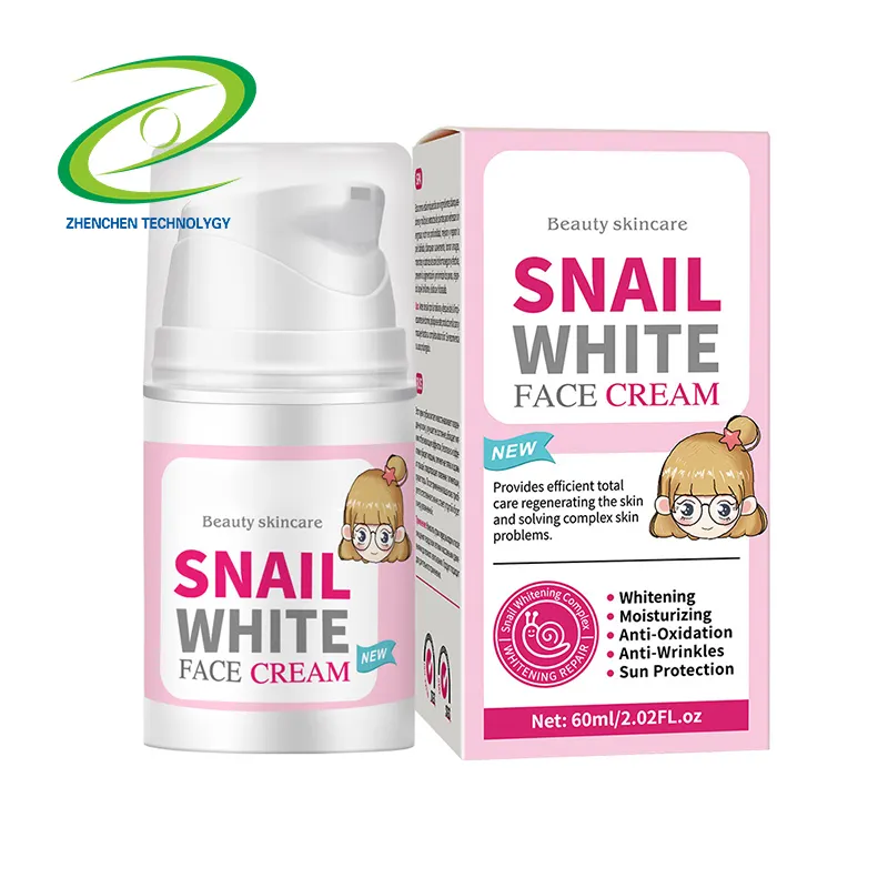 Best face cream Bisutang Gold snail moisturizing cream, Anti-aging Whitening Nourish Brighten Skin tone Skin Care day cream