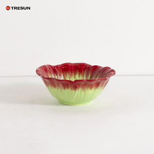 Thanh Lịch Ánh Sáng Màu Tím Hoa Thiết Kế Đồ Ăn Setandtrinate Phương Đông Hoa Motif Tấm Bộ 4 Bộ Đồ Ăn - Product Image 4