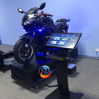 Simulateur de conduite de moto de course, Machine à jouer, moteur Vr