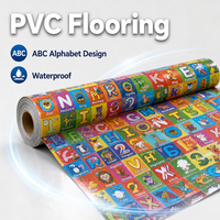 Rouleau de revêtement de sol en vinyle PVC brillant de 0,35 mm, imperméable, antidérapant, résistant à l'usure, tapis de sol moderne pour intérieur, maison, hôpital