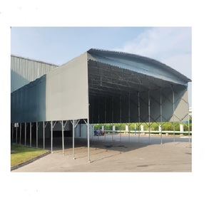 Tettoia parasole elettrica automatica retrattile per piscine, copertura superiore in acciaio per piscine, copertura scorrevole a grande campata per padiglioni sportivi - Product Image 6