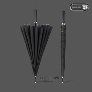 Paraguas automático de doble propósito grande para dos personas, 24 huesos, resistente al viento, a prueba de lluvia, mango largo duradero para hombres, regalos de negocios - Product Image 6
