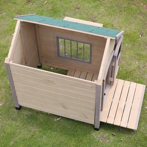 Usmilenet <span class=keywords><strong>Best</strong></span> Seller legno gatto e cane casa alla moda quadrato cane artigianale cuccia per piccoli animali interni ed esterni - Product Image 5