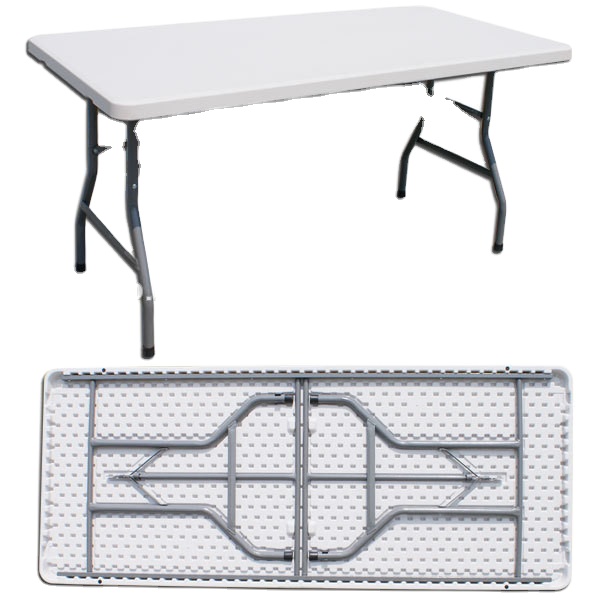6ft rectangular heavy duty table /outdoor cheap camping catering trestle table