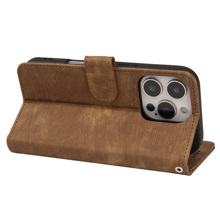 New Arrival Flip Magnetic Leather Wallet Phone Case for iPhone 16 Pro Max 15 14 Pro 17 With Card Holder Folio Book Phone Cover