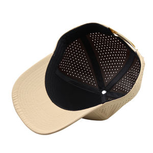 Casquette de baseball imperméable à l'eau avec trous perforés au laser casquettes de sport - Product Image 3