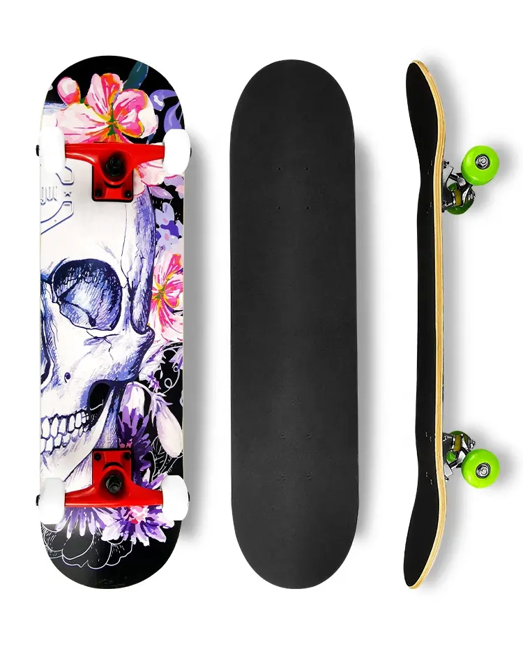 Großhandel benutzer definierte Skateboard Decks, Großhandel Skateboard Griff band Hersteller benutzer definierte Skateboard 7 Schichten, Skateboard Räder 80mm