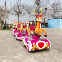 Equipo de Parque de Atracciones al Aire Libre, Tren Eléctrico, Tren Sin Rieles para Niños en Venta