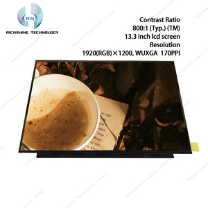 Auo độ sáng cao b133uan01.3 13.3 inch Slim 1920x1200 <span class=keywords><strong>IPS</strong></span> máy tính xách tay LED LCD màn hình hiển thị bảng điều khiển cho HP - Product Image 2