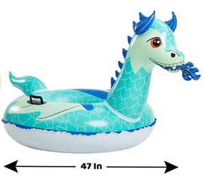 Bouée de neige gonflable Custom Gain Dragon Signald Sledge, <span class=keywords><strong>luge</strong></span> pliable et tractable, équipement d'hiver pour les activités de plein air en famille - Product Image 4