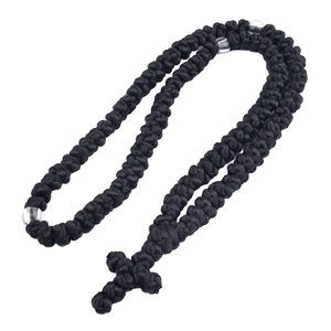 Catenina di Preghiera Ortodossa Komboskini con 100 Nodi, Motivo a Croce, Regalo Popolare <span class=keywords><strong>in</strong></span> Russia e Grecia - Product Image 1