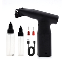 Aérographe Électrique Portable Haute Puissance Rechargeable à Double Action avec 4 Vitesses pour Salon de Coiffure et Réparation de Peinture Automobile