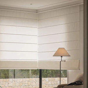 Rideaux romains personnalisés électriques et manuels pour la maison et la cuisine avec accessoires de montage inclus - Product Image 2