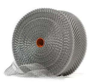 Shield Knitted Wire Mesh Tape EMI RFI Shielding Stainless Steel Knitted Woven Wire Mesh