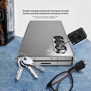 Protection d'objectif de caméra HD transparente anti-rayures <span class=keywords><strong>incassable</strong></span> facile à installer pour Samsung Galaxy Z Fold 8 Wide/FLIP 8 7 - Product Image 4