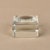 Produit phare en gros : Socle en cristal pour sphère de cristal, décoration, support en verre transparent pour boule