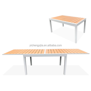 <span class=keywords><strong>Table</strong></span> à manger en <span class=keywords><strong>aluminium</strong></span> <span class=keywords><strong>extensible</strong></span>, 90/180CM, <span class=keywords><strong>Table</strong></span> d'extérieur moderne, en verre - Product Image 2