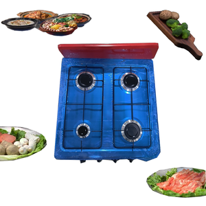 Cuisinière à gaz de cuisine Cuisinière à gaz Cuisinière à 4 brûleurs avec gaz et four - Product Image 4