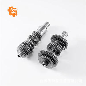 Ensembles d'arbres à engrenages hélicoïdaux pour <span class=keywords><strong>moto</strong></span> CG125, composants cylindriques en acier, gauche, précision 6-12, chromés - Product Image 4