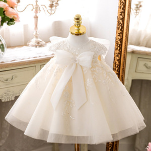Nouvelle robe de bal en gaze brodée et bouffante pour bébé fille, robe de fête pour enfants - Product Image 2