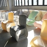 Grand service d'impression 3D FGF, fauteuil et canapé personnalisés en ABS PLA pour la décoration de parcs et de centres commerciaux