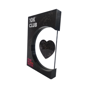 Trofeos Super Honor personalizados <span class=keywords><strong>ELOR</strong></span>, varios estilos con formas de amor hechas de cristal de metal acrílico, su propio logotipo - Product Image 2