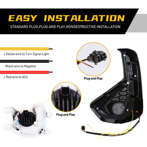 Nhà máy trực tiếp phụ kiện xe phía trước dẫn lái xe đèn DRL ban ngày Chạy ánh sáng cho TOYOTA HILUX Revo 2024 2025 với LED Sương Mù Ánh Sáng - Product Image 5