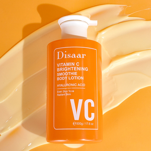 Crème hydratante pour le corps éclaircissante à la vitamine C Disaar avec acide hyaluronique, apaisante, rafraîchissante, pour une peau éclatante, en vrac - Product Image 1