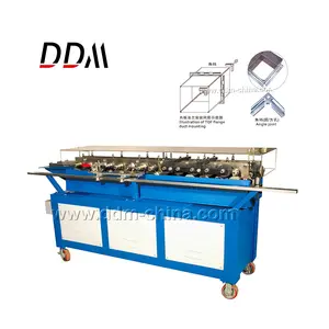 DDM Brand Galvanized sheet metal air duct TDF flange roll forming machine for HVAC industry