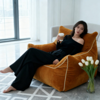 Pouf pliable créatif, fauteuil inclinable, canapé de détente, chaise longue confortable et imperméable pour chambre à coucher, salon, balcon