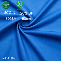 Tissu respirant brossé double face en nylon recyclé et élasthanne GRS OEKO-TEX 100 160GSM 150cm pour sous-vêtements et lingerie