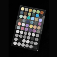 Buat palet Eyeshadow akrilik kosong Anda sendiri 26mm Duochrome Vegan sangat berpigmen jelas DIY palet Eyeshadow