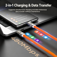 Cable de Datos USB Tipo C con Correa para Cuello/Pulsera, Carga Rápida PD de 240W 5A, Trenzado de Nailon y Zinc, 30-120cm, Colorido, para Teléfono y Portátil