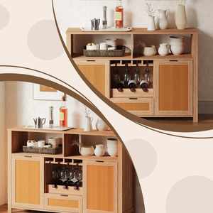 Venta al por mayor Nuevas tendencias Venta al por mayor Estante de licor de madera con venta al por mayor de nuevos materiales <span class=keywords><strong>Consejo</strong></span> de gabinete de vino - Product Image 2