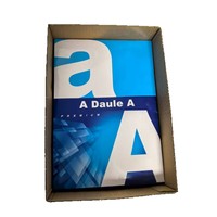 Papel de copia A4 multifuncional, de pulpa de madera pura, blanco intenso, grueso, papel de dibujo de doble cara. Venta al por mayor para exportación.