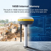 Équipement topographique professionnel TopTech TK200 2MP GNSS pour levés topographiques, GPS RTK GNSS haute précision, station mobile GNSS