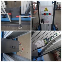 Plateforme élévatrice hydraulique à mât unique en aluminium de 4m, 5m, 6m, 7m, 8m, 10m, 12m, 18m avec capacité de charge de 150-300 kg