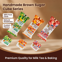 Factory Supply Customized Handcrafted Raw Brown Sugar Granular 36g Pure Sugarcane Original Flavor Instant Hot Drink No Additives