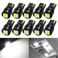Super heller 12-24V nicht poliger Stecker 194 501 3030 SMD Dome Instrument Innen leuchten w5w LED T10 Auto LED Kuppel lichter Auto Glühbirnen
