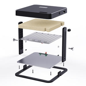 Nouvelle plaque chauffante électrique améliorée pour animaux de compagnie, poulets, canetons, animaux de petite taille, hauteur réglable, plaque chauffante pour animaux de compagnie - Noir - Product Image 5