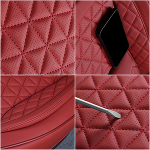 Xiangta nouveaux accessoires Auto ensemble complet ajustement universel en cuir PU résistant à l'usure étanche accessoires intérieurs housses de siège de voiture - Product Image 5