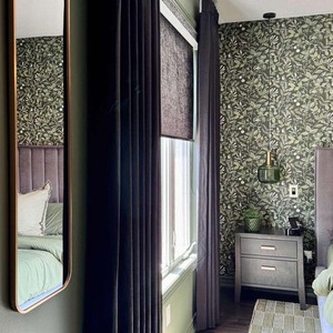 Rideaux occultants en polyester sur mesure à plis froncés, style moderne, imperméables et ignifuges pour salon - Product Image 6