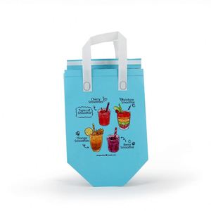 Bolsa Térmica Reutilizable con Logotipo Personalizado, Bolsa de Entrega Laminada de Tela No Tejida, Bolsa Aislante para Alimentos y Bebidas para Llevar, para Restaurantes - Product Image 4