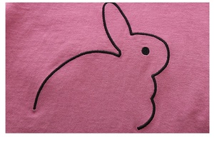 Ensembles de vêtements pour enfants, jolis ensembles pantalon et chemise avec motif lapin pour filles, vente en gros - Product Image 3