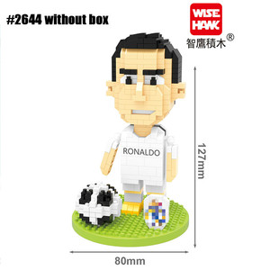 Cartoon Football Character Series Mini Model Small Particle Building Blocks Puzzle Building Block Toy Football player - Product Image 6