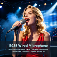 Microphone filaire dynamique de qualité professionnelle anti-interférence XLR pour scène, conférence, système audio de sonorisation